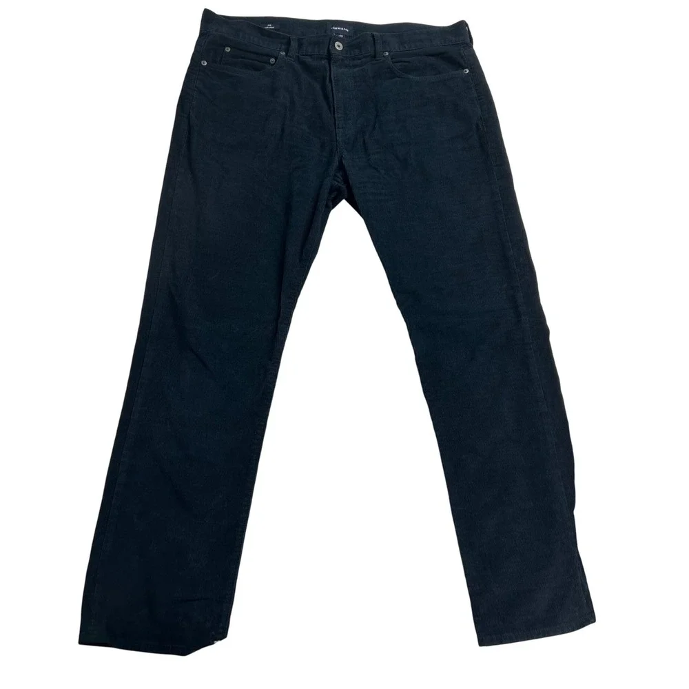 J.Crew 770‎ Straight Fit Blue Corduroy Pants Mens W38 L32 Jeans Casual $168